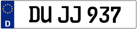 Truck License Plate